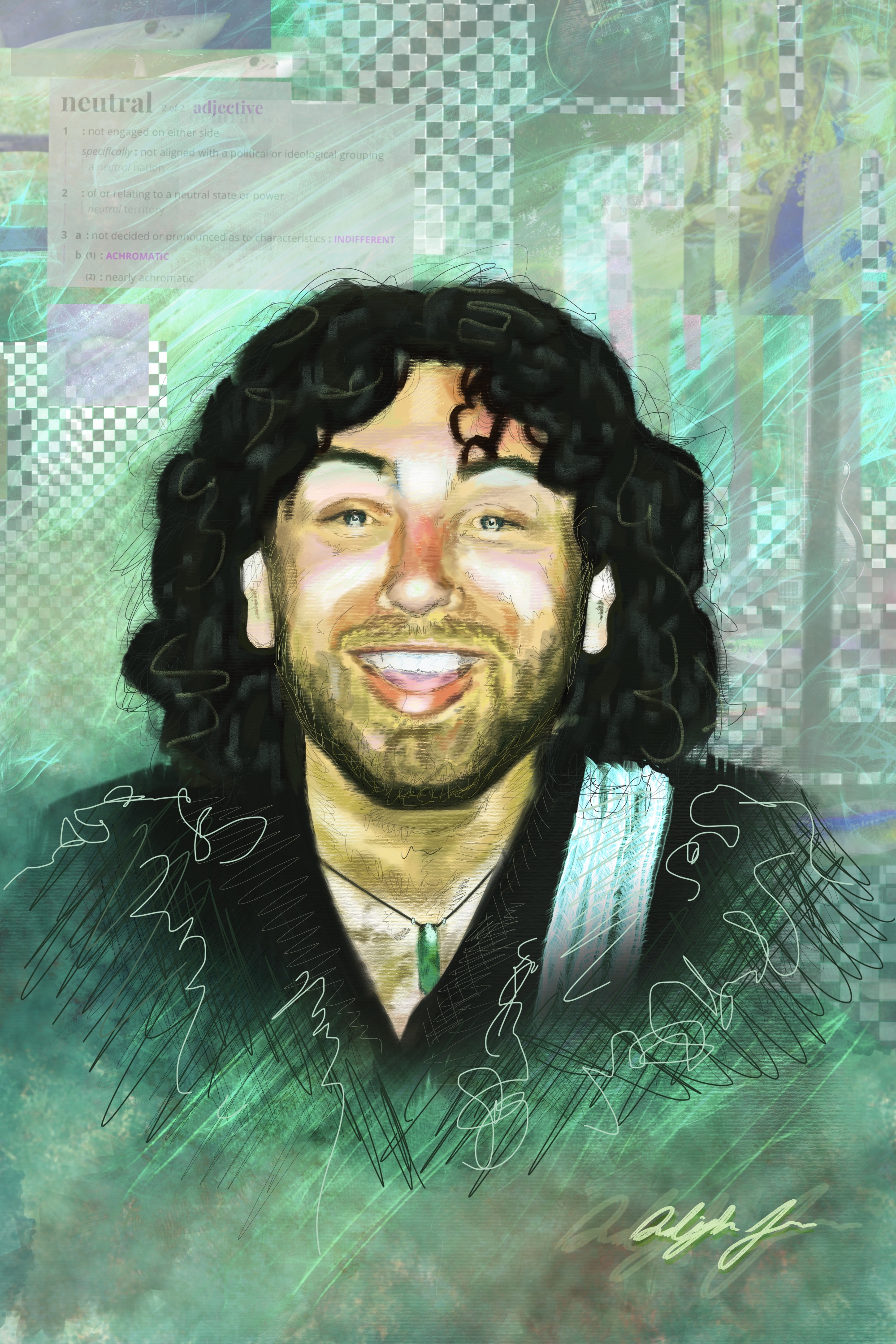 a portrait of michael