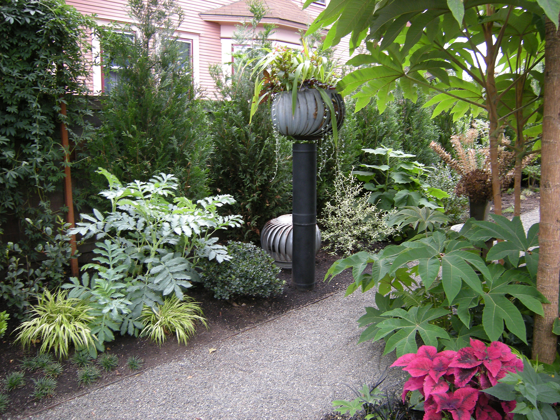 Repurposed Garden Art