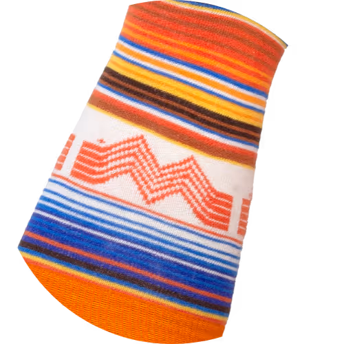 Compression knitting in footbed