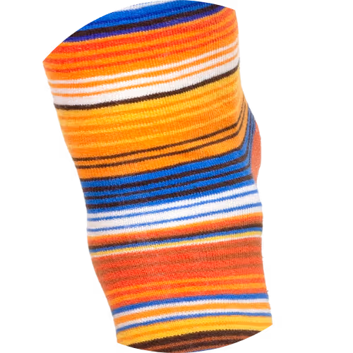 Ribbed leg for flexibility