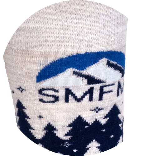Compression knitting in footbed