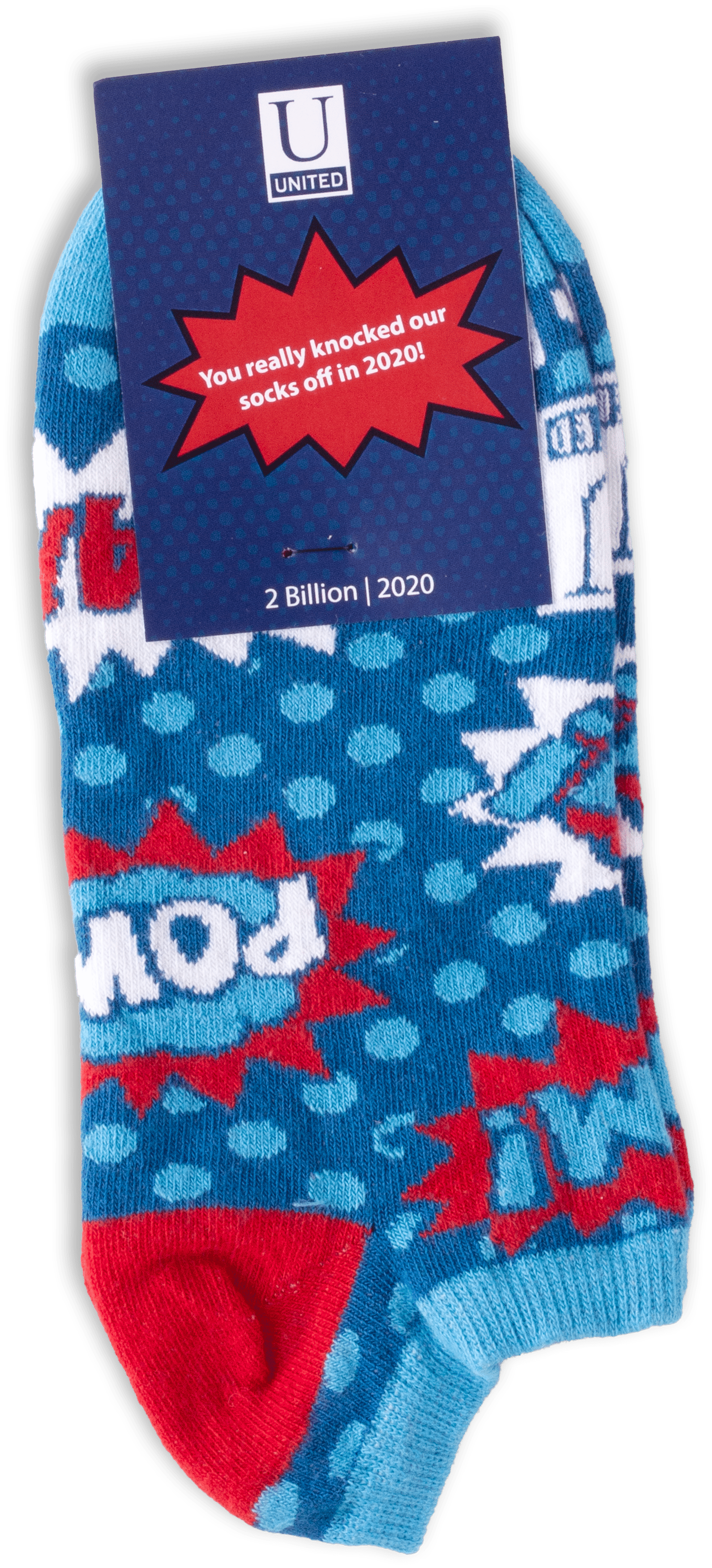 Sock with optional header card