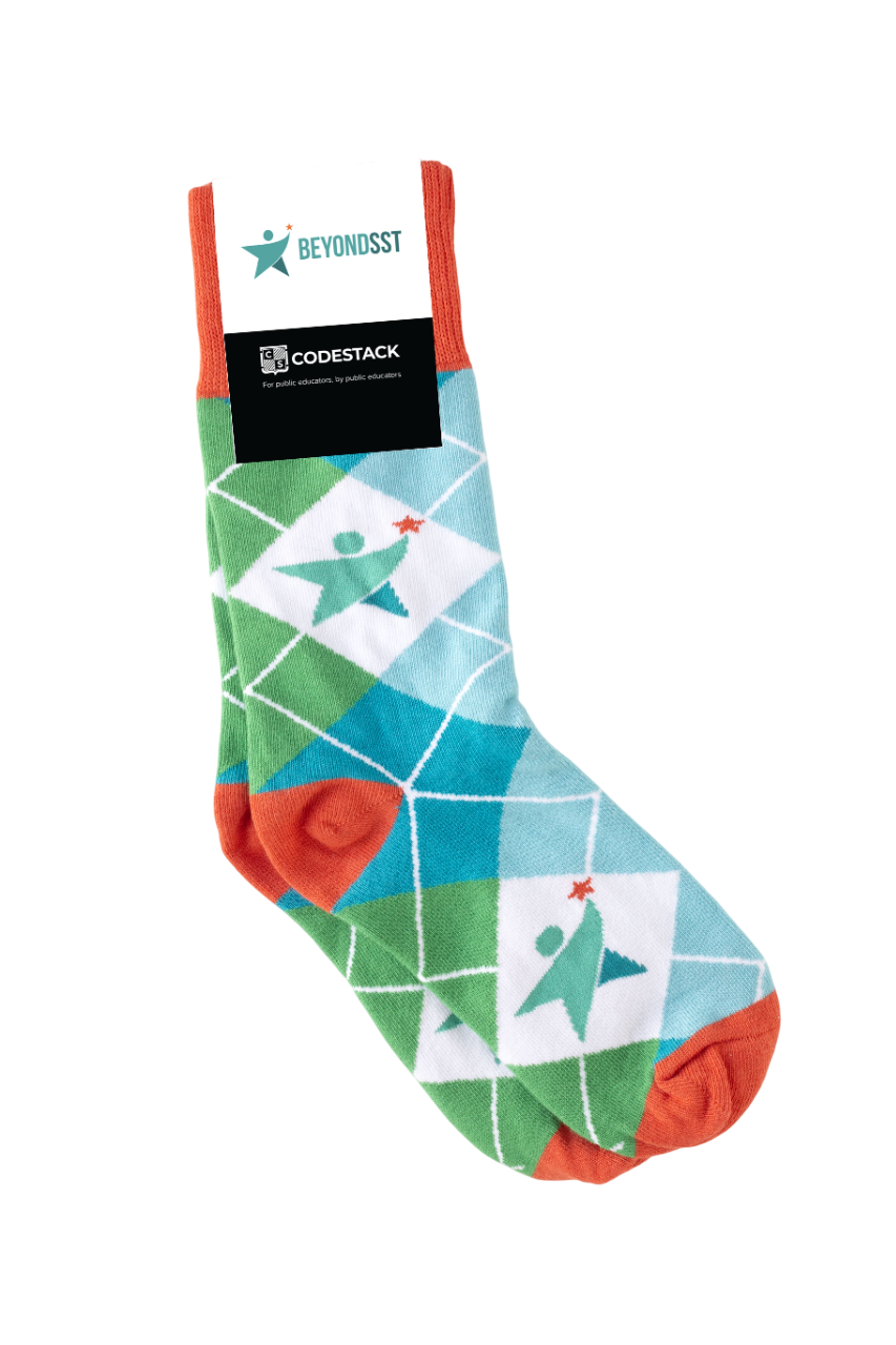 Sock with optional header card