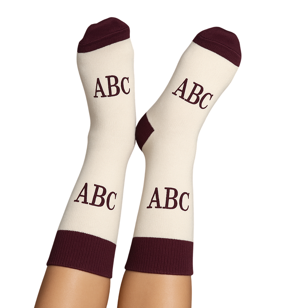 Custom Monogram Socks main image
