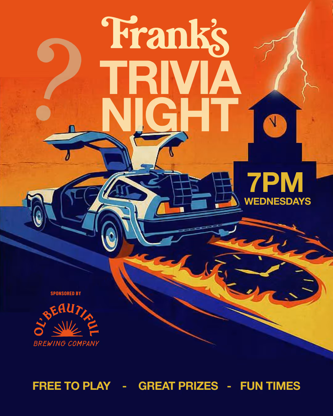 Trivia night at Franks!