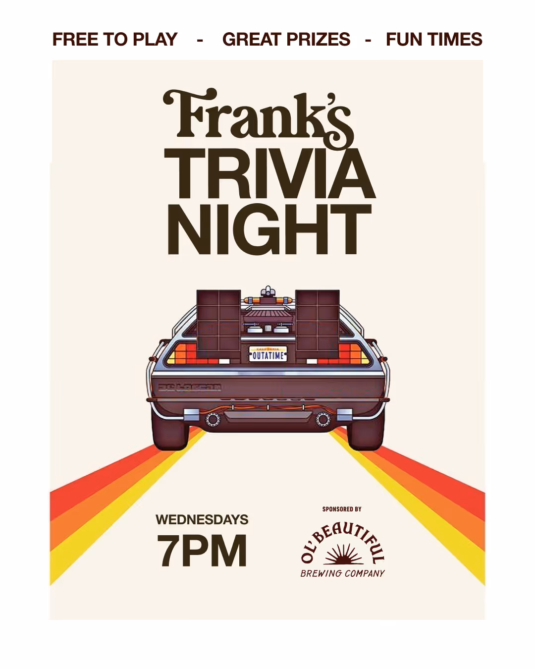 Trivia night at Franks!