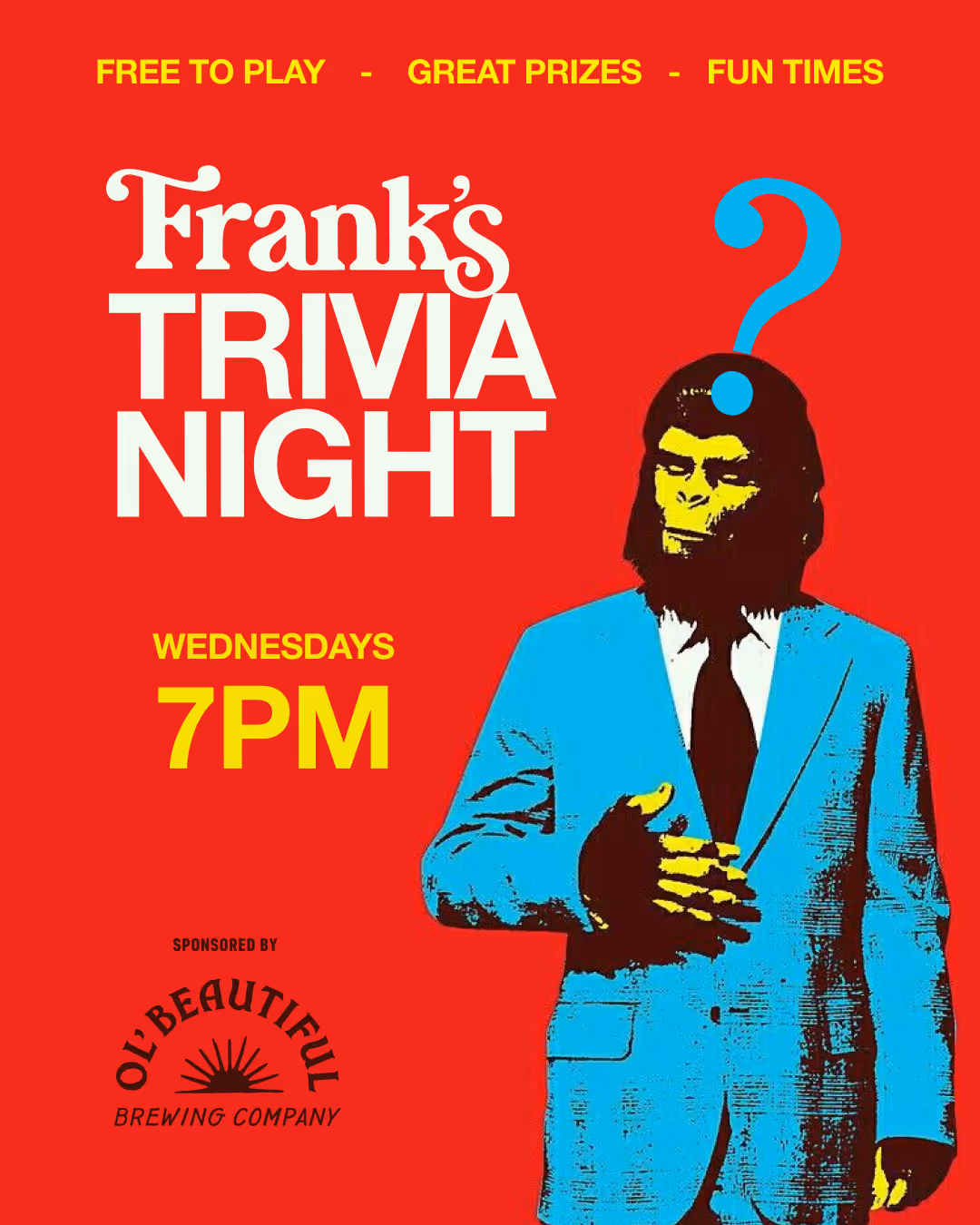 Trivia night at Franks!