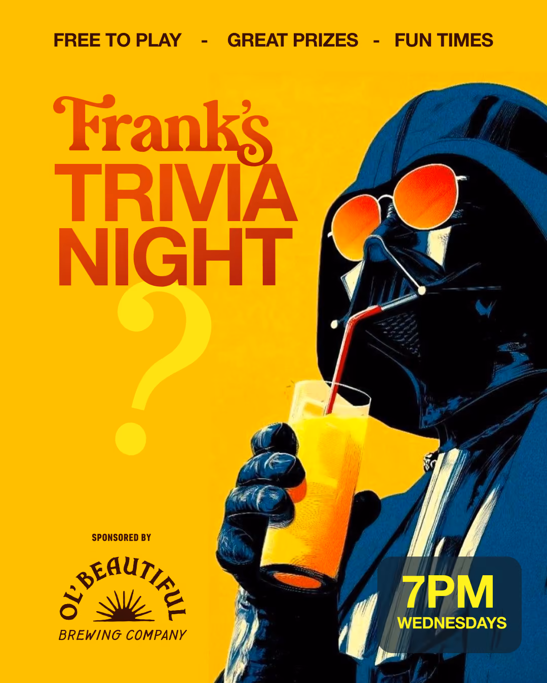 Trivia night at Franks!