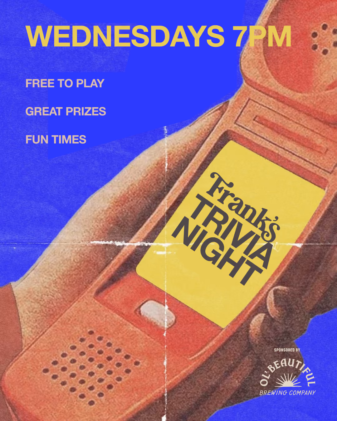 Trivia night at Franks!