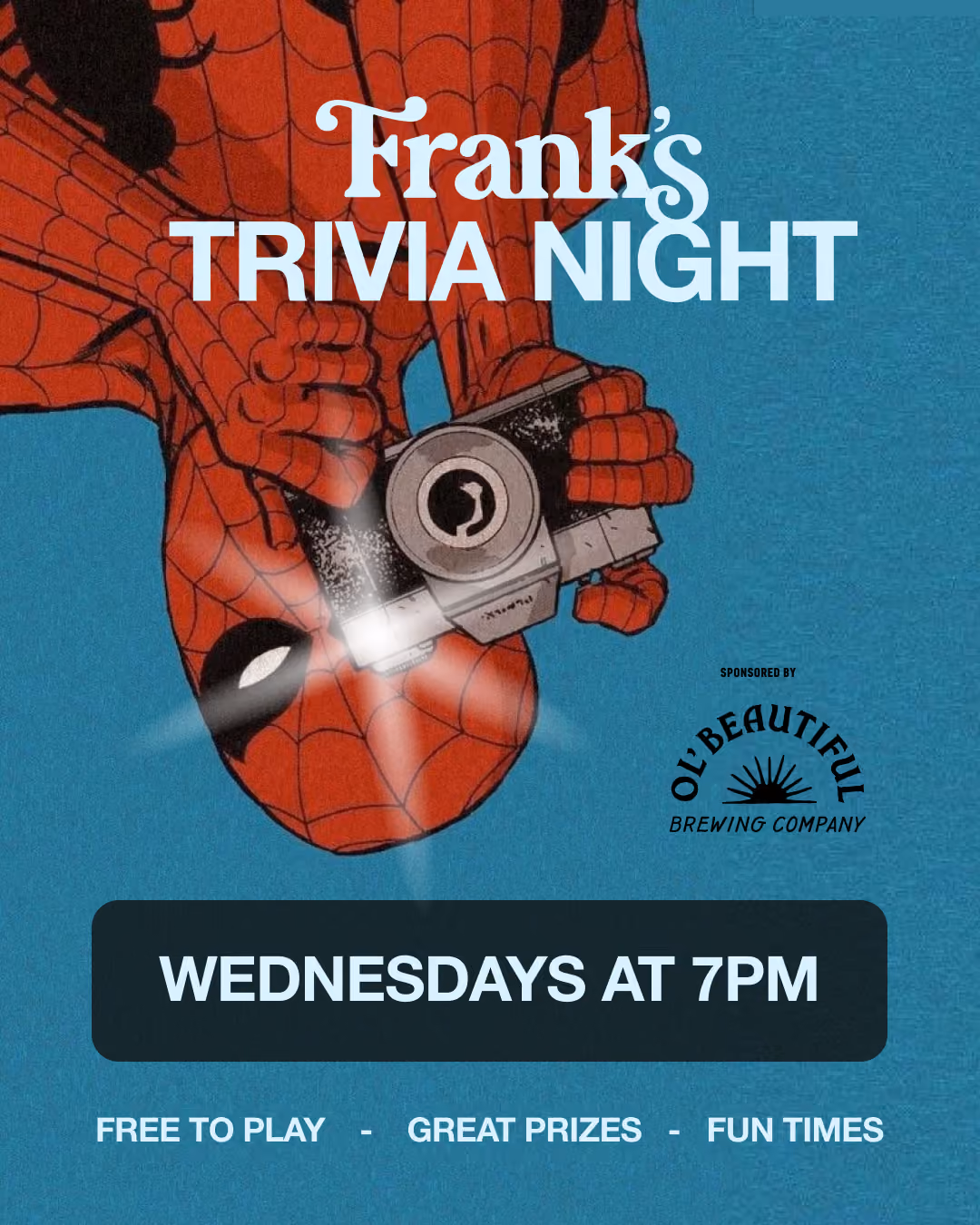 Trivia night at Franks!