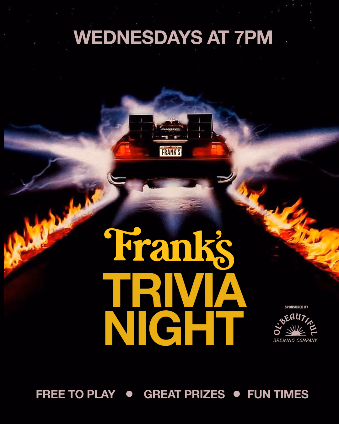 Trivia night at Franks!