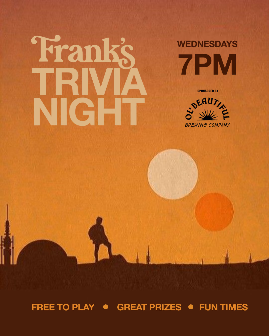 Trivia night at Franks!