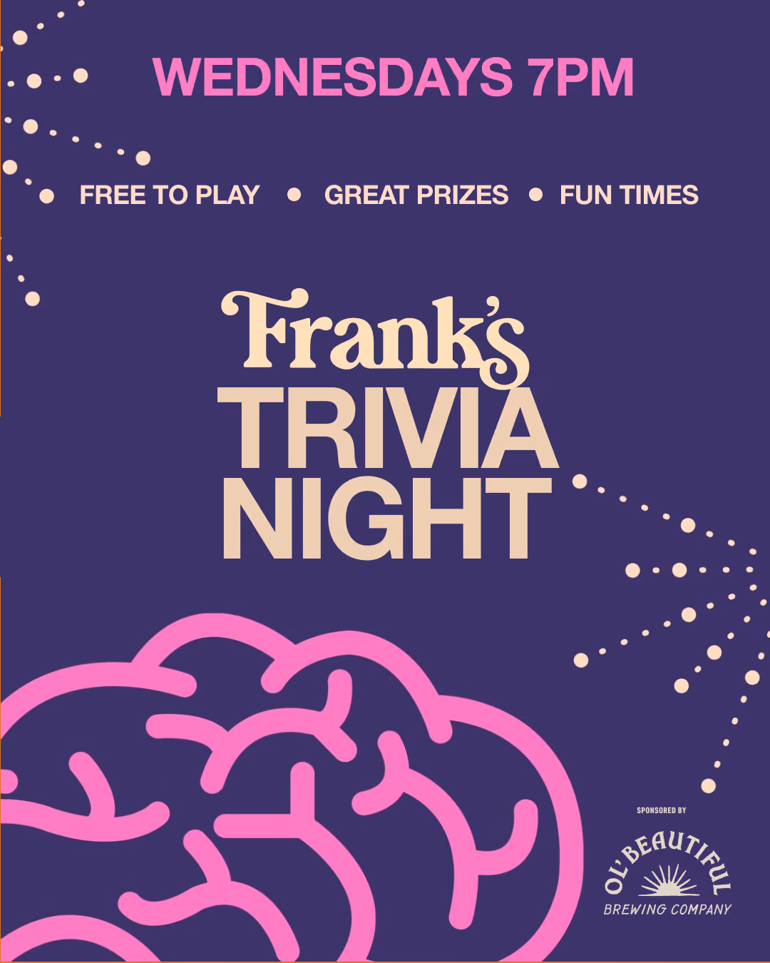 Trivia night at Franks!