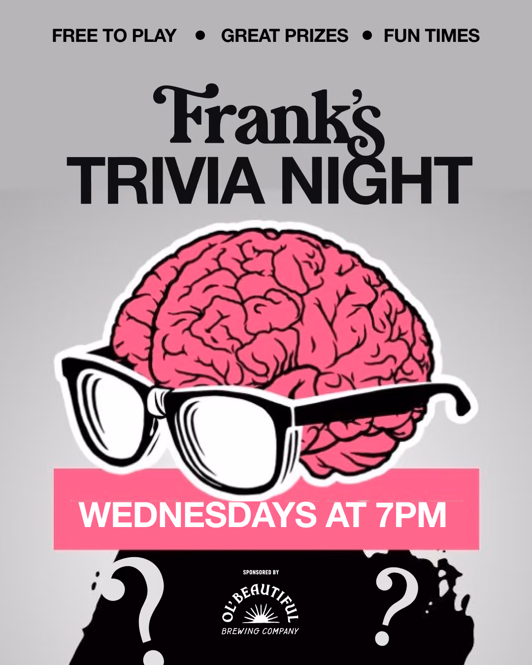 Trivia night at Franks!