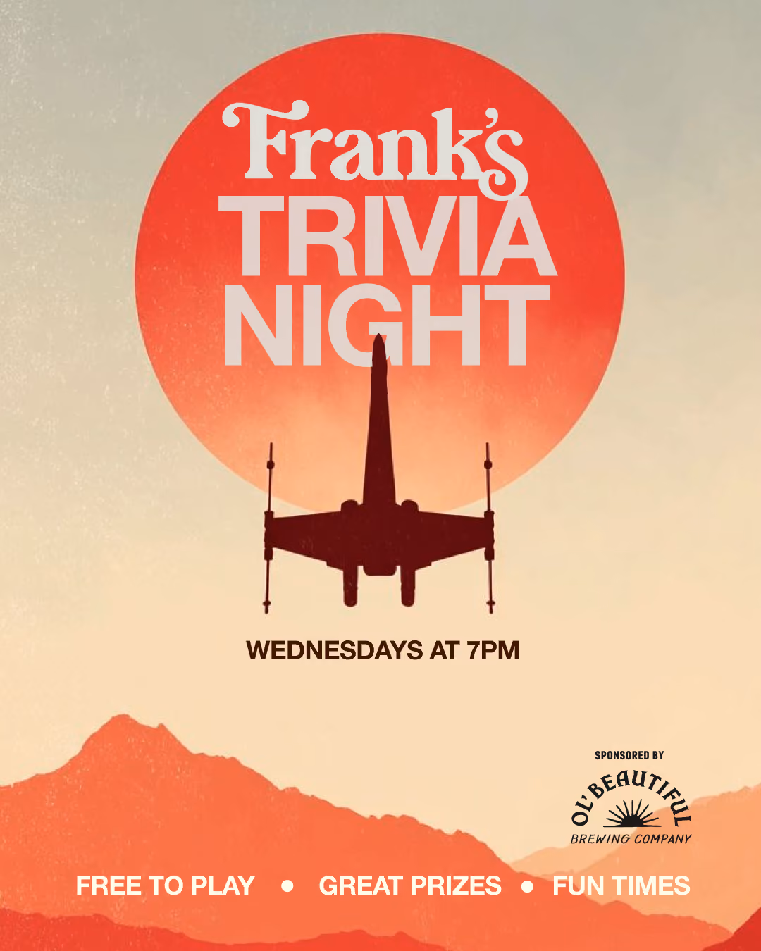 Trivia night at Franks!