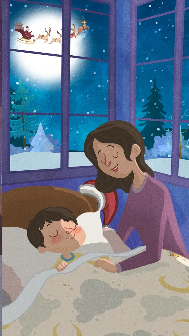 Guía para una rutina de sueño para los niños en navidad