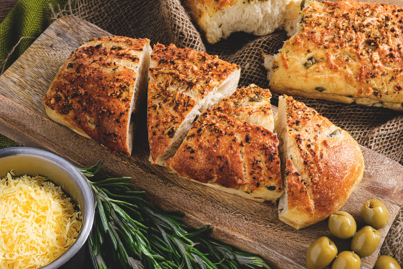 Focaccia z oliwką