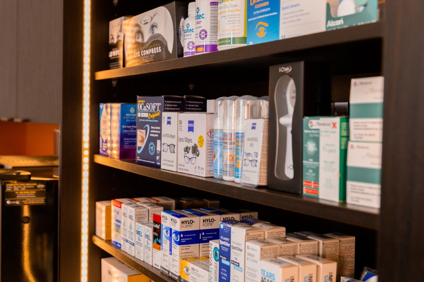 Range of dry eye drops, warm compresses and eyelid care products at Innovative Eye Care