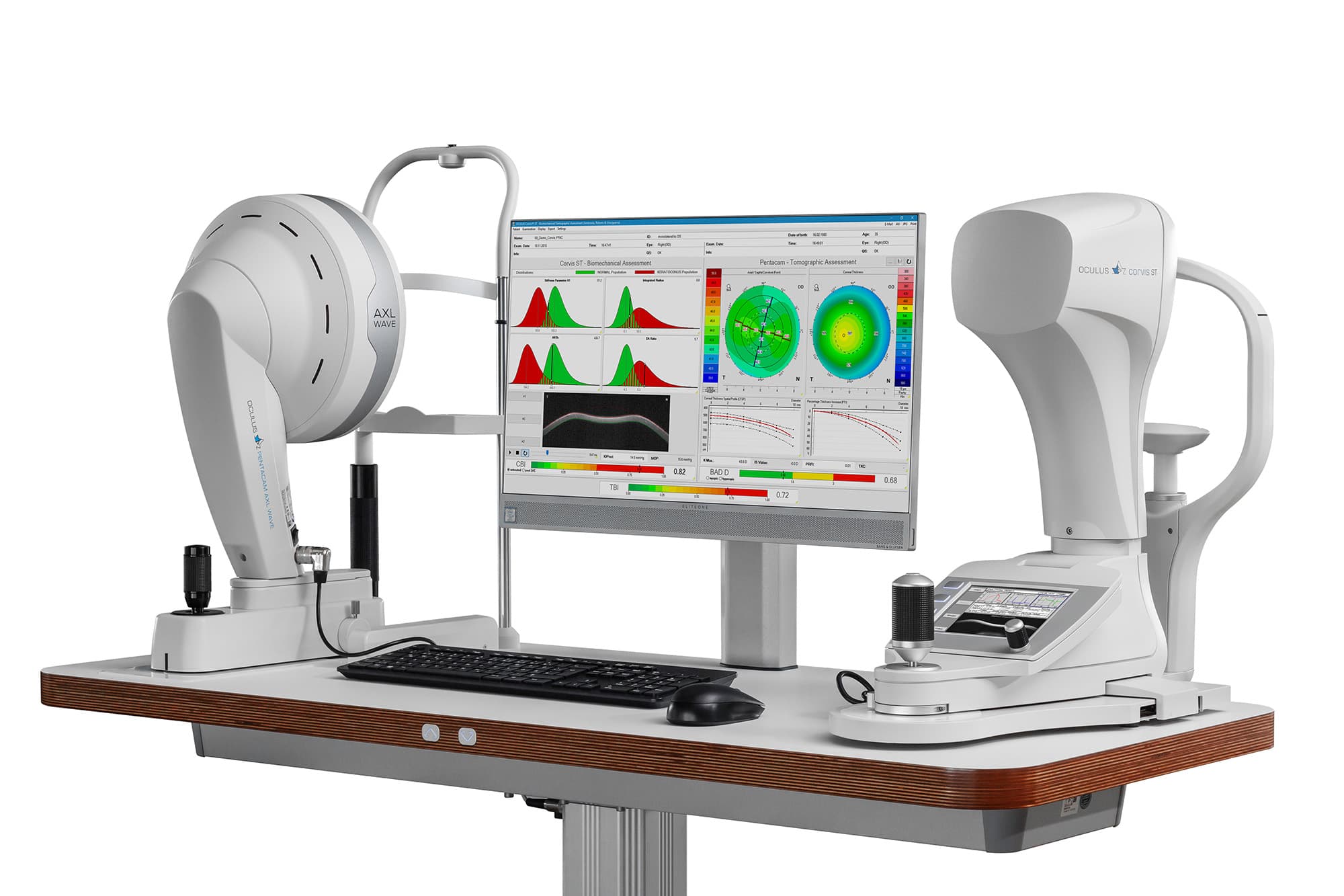 Pentacam AXL Wave and Corvis ST used for keratoconus diagnosis at Innovative Eye Care Adelaide
