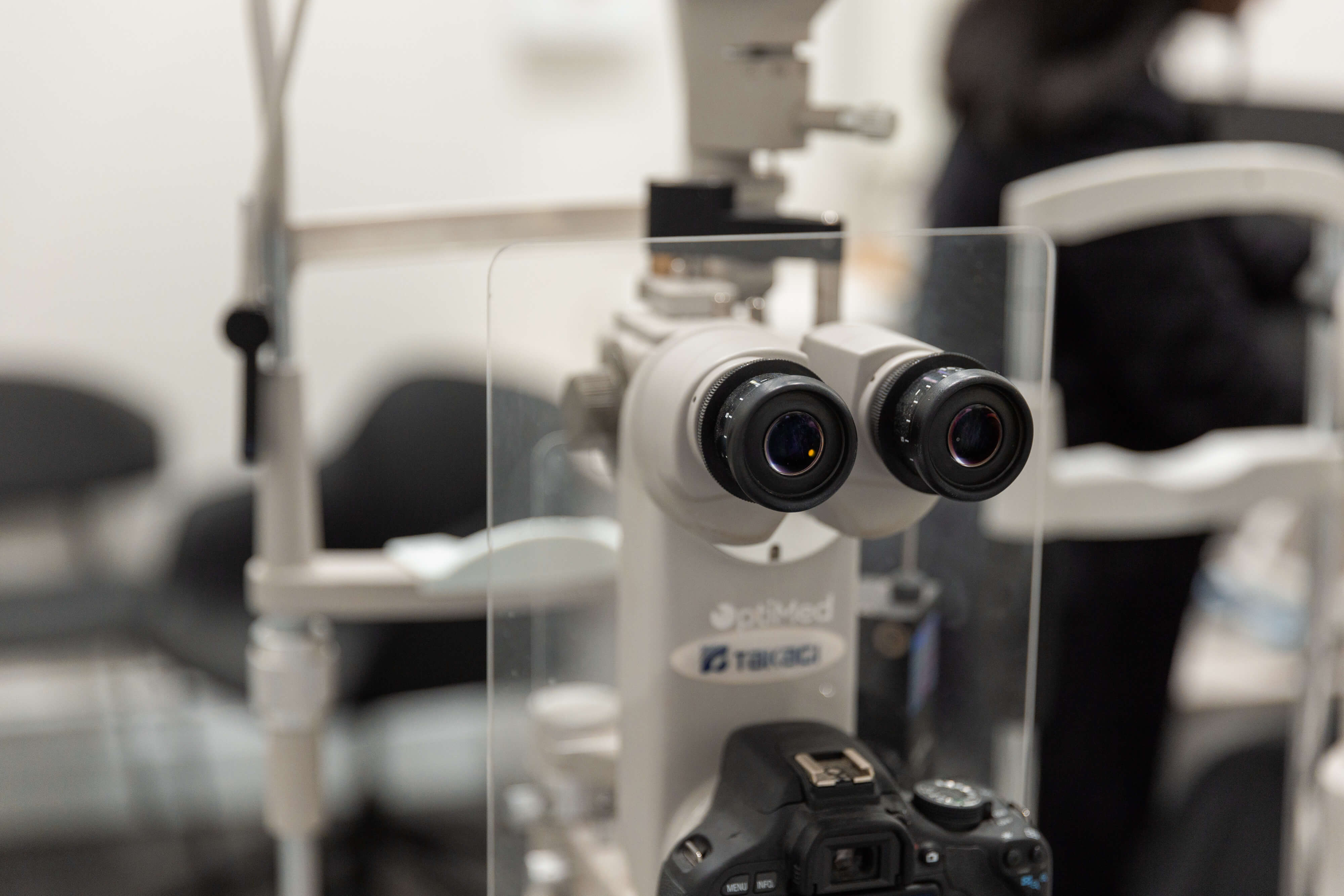Slit lamp microscope used for keratoconus diagnosis at Innovative Eye Care Henley Beach