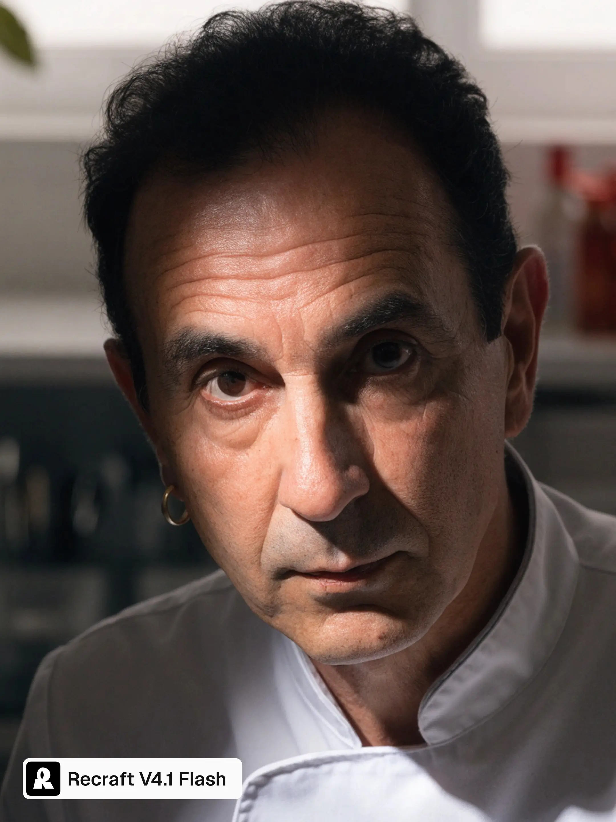 Portrait of a chef generated with Recraft V4.1 Flash