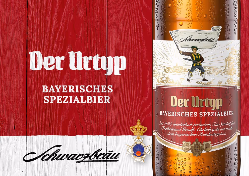 Das Etikett des Bieres 'Der Urtyp'