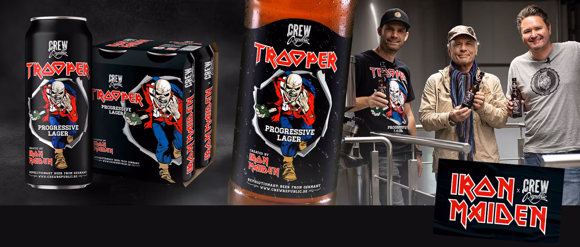 Die Verpackungsdesigns fĂĽr Crew Republic Iron Maiden