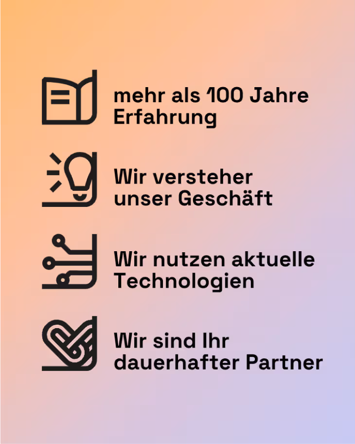 Social Media Post von Eckert & Partner zum Thema Benefits: Erfahrung, Nutzung aktueller Technologien & Zuverlässigkeit