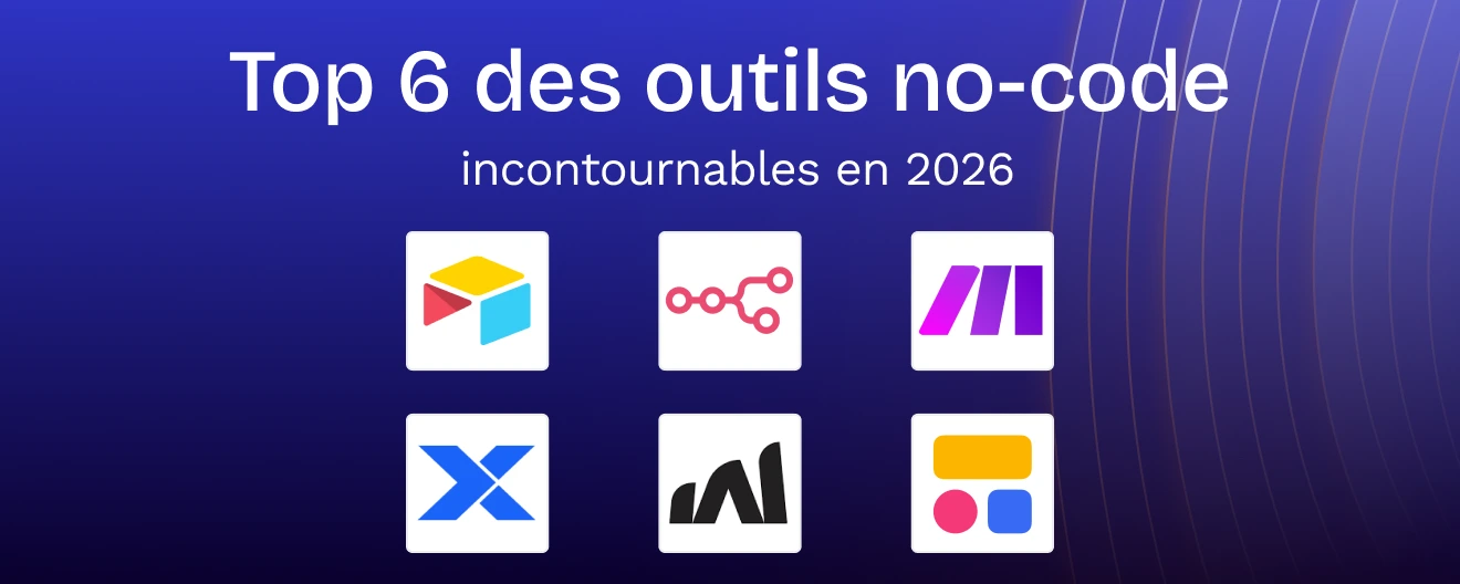 Top 6 des meilleurs outils no code en 2026