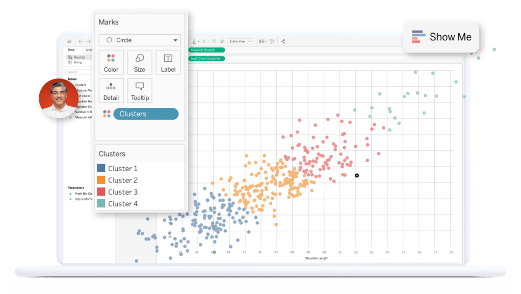 Tableau - Interface dashboard - datavisualisation