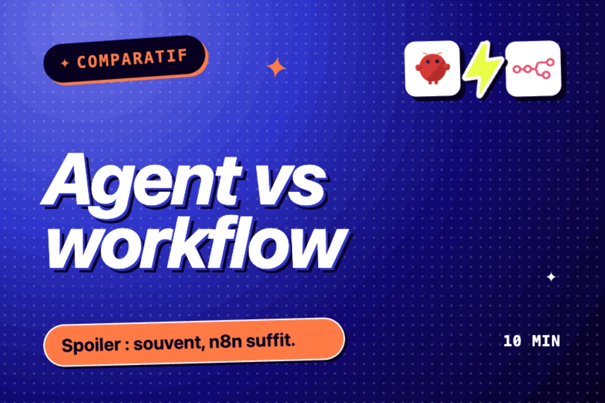 Agent IA autonome (OpenClaw, Hermes Agent) ou workflow n8n : comparatif pour choisir la bonne approche