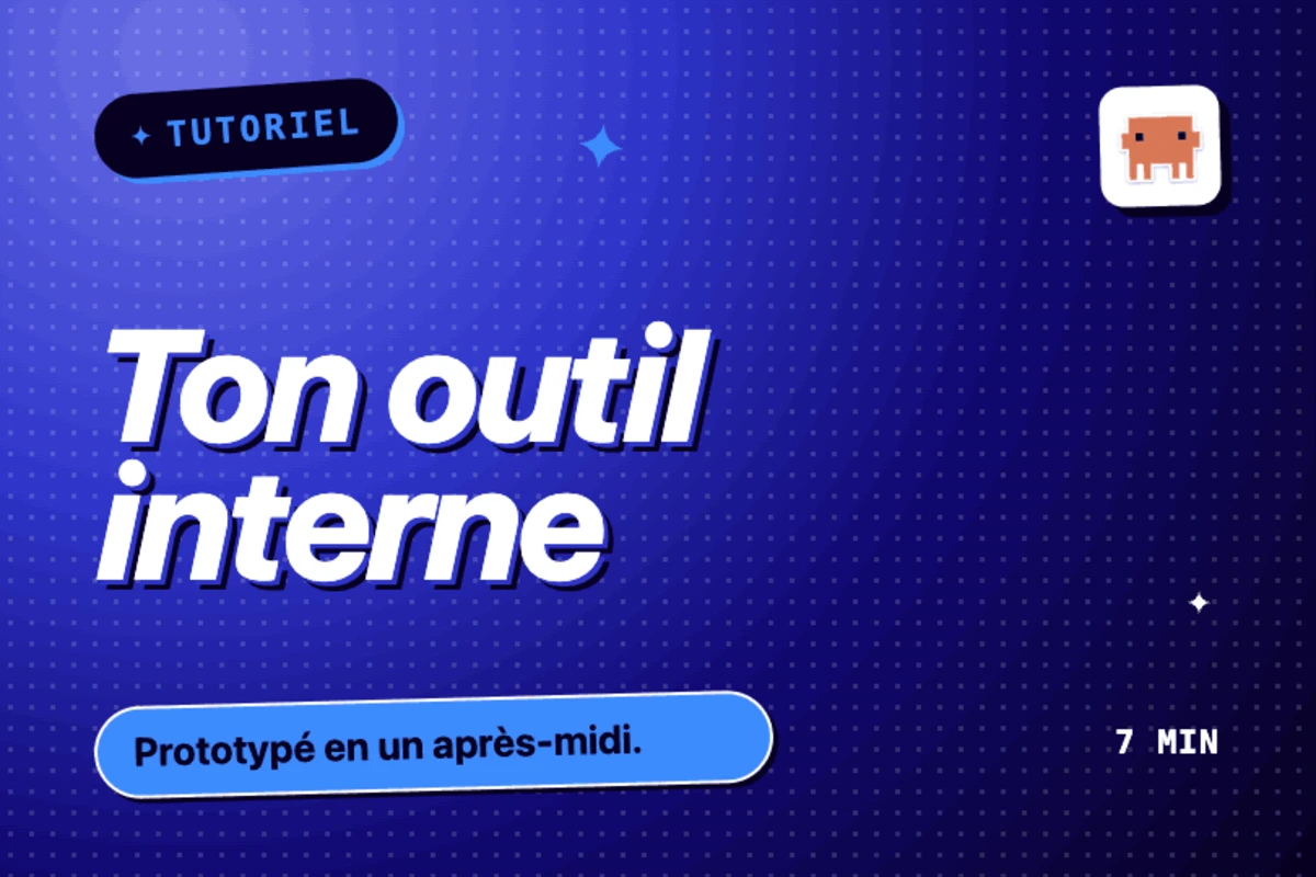 Tutoriel pour créer un outil interne avec Claude Code