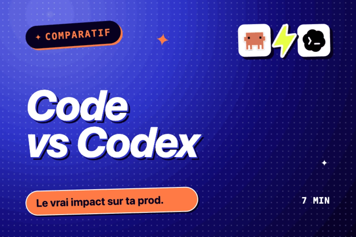 Comparatif Claude Code vs Codex : quel assistant IA choisir pour coder