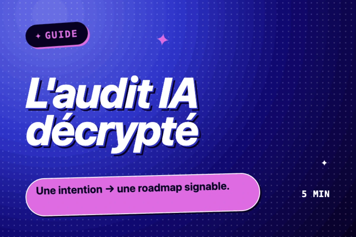 Guide de l'audit IA en entreprise : prix, déroulement et livrables