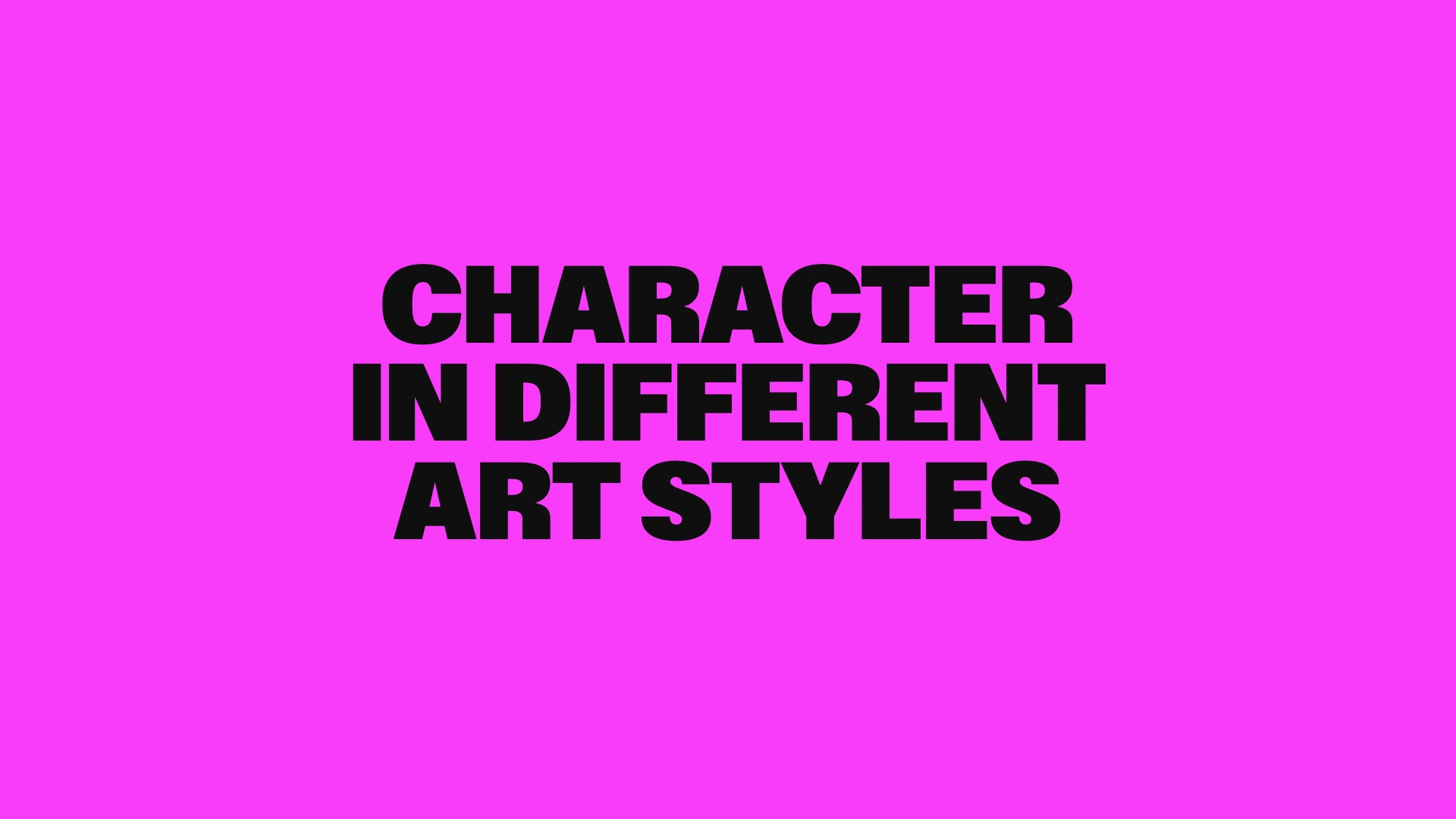 Character in Different Art Styles: Anime, 3D, and Pixel Art