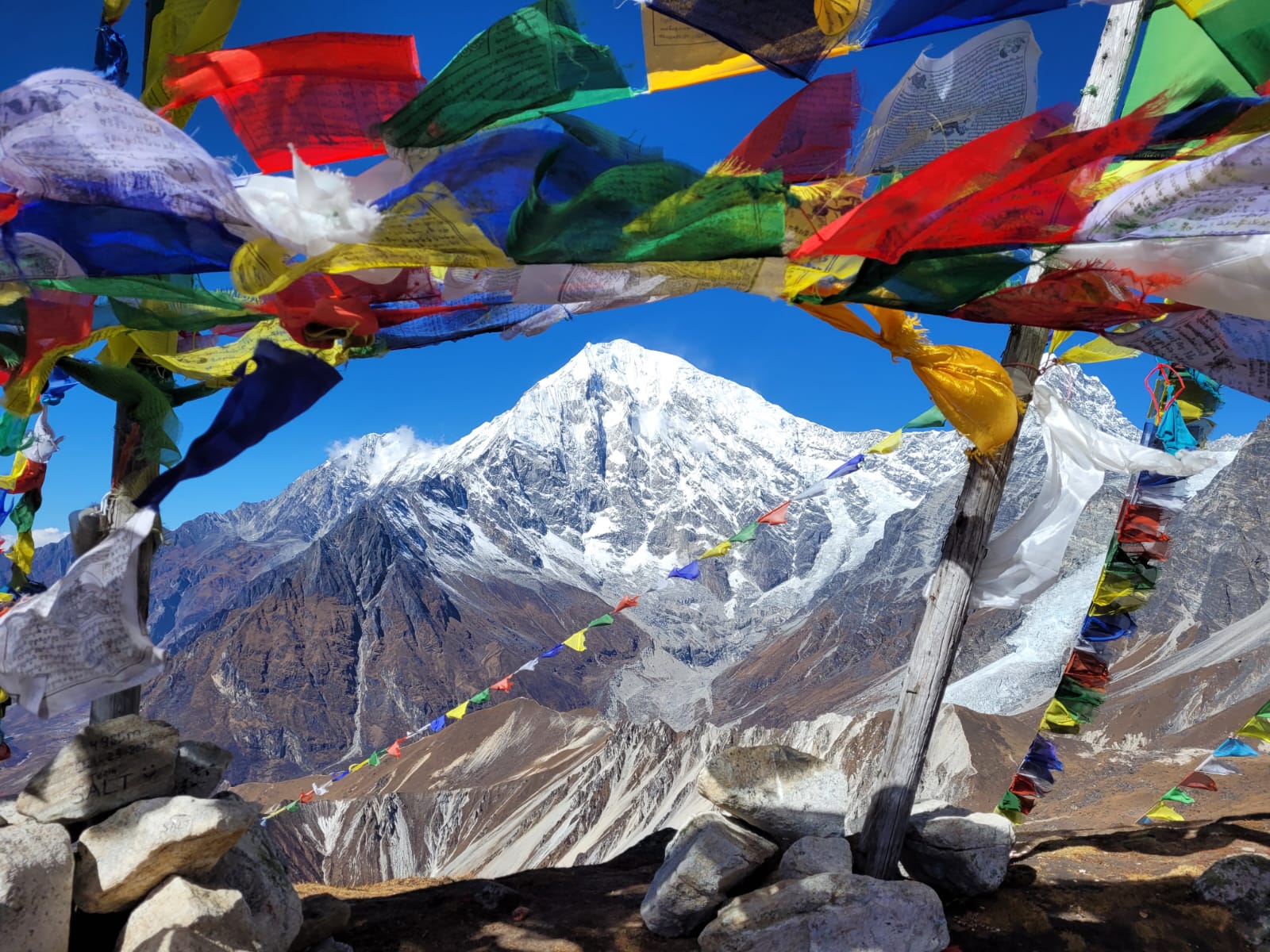 il s'agit d'une photo d'un trek au nepal