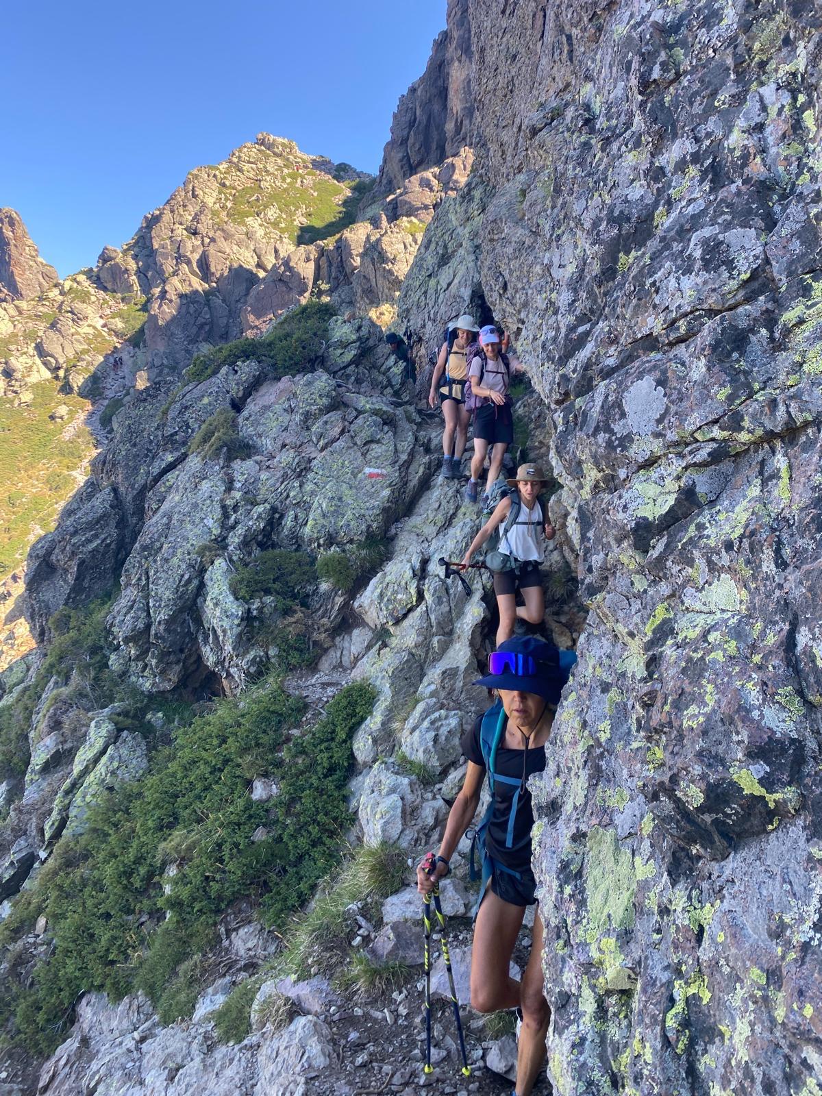 il s'agit du trek du GR20 