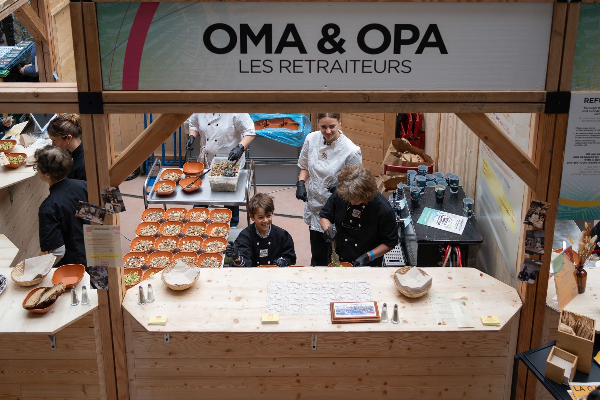 OMA&OPA cuisine au Grand Palais de Paris