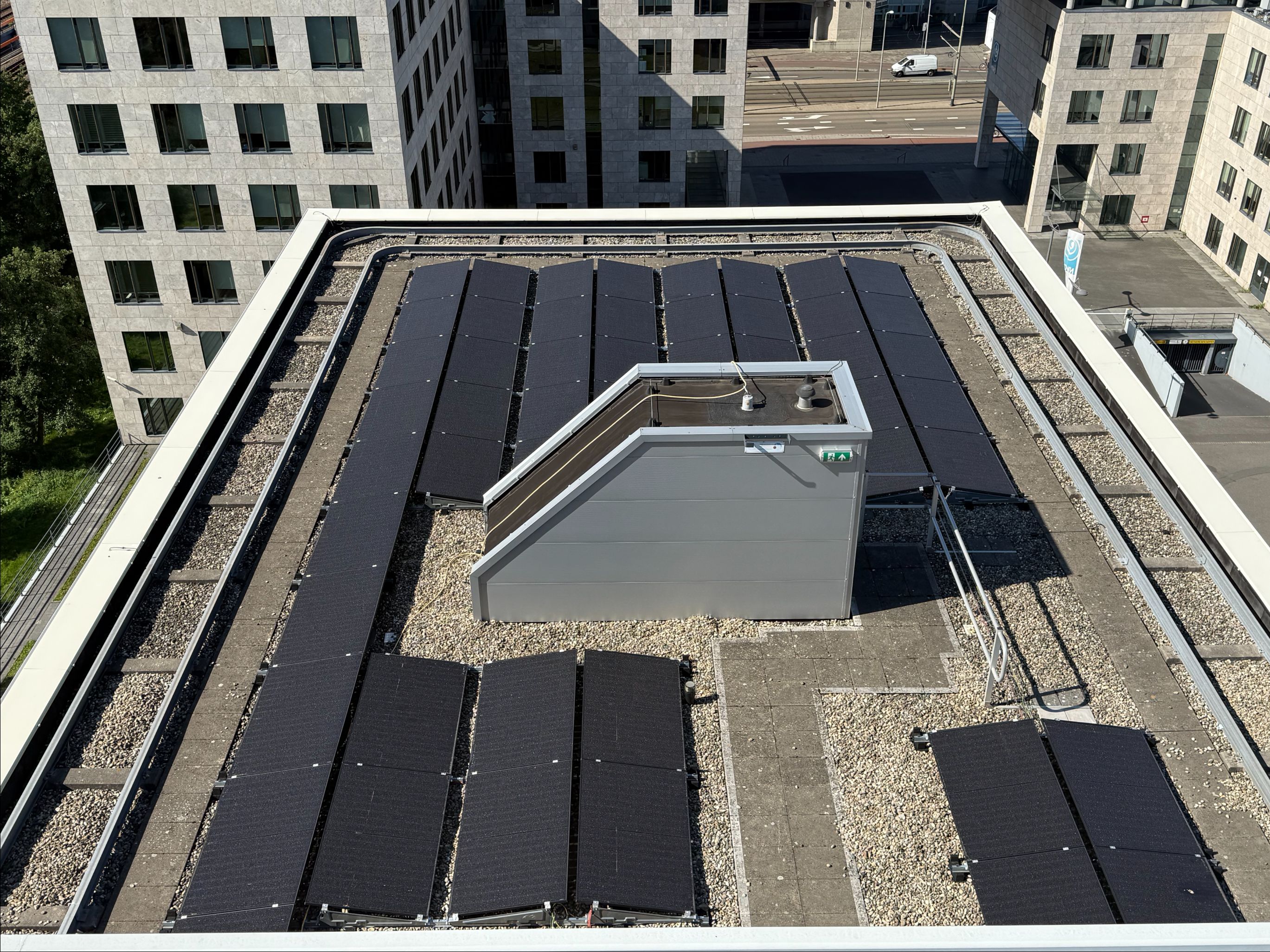 New PV panels at Anna van Saksenlaan 51