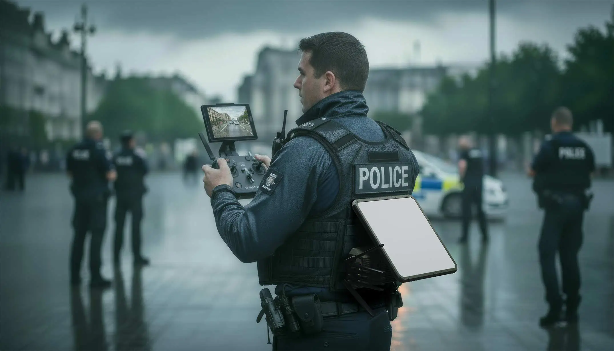 Police with starlink