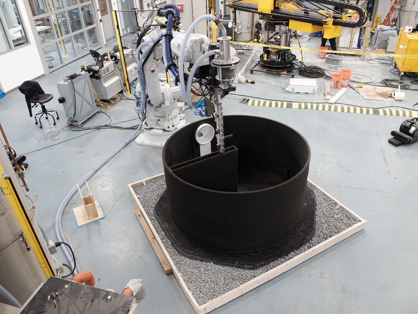 AI space factory mars