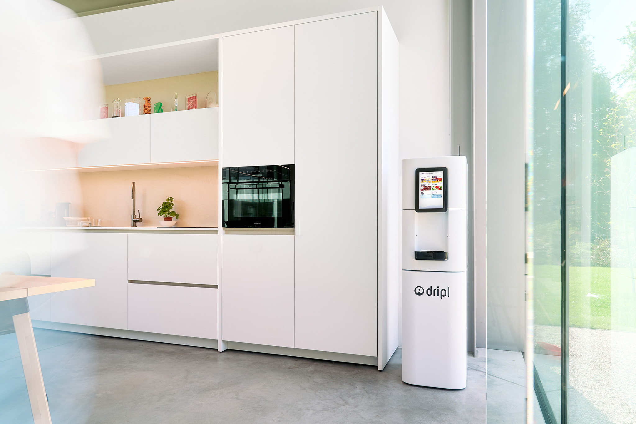 Dripl Refill Point in a kitchen