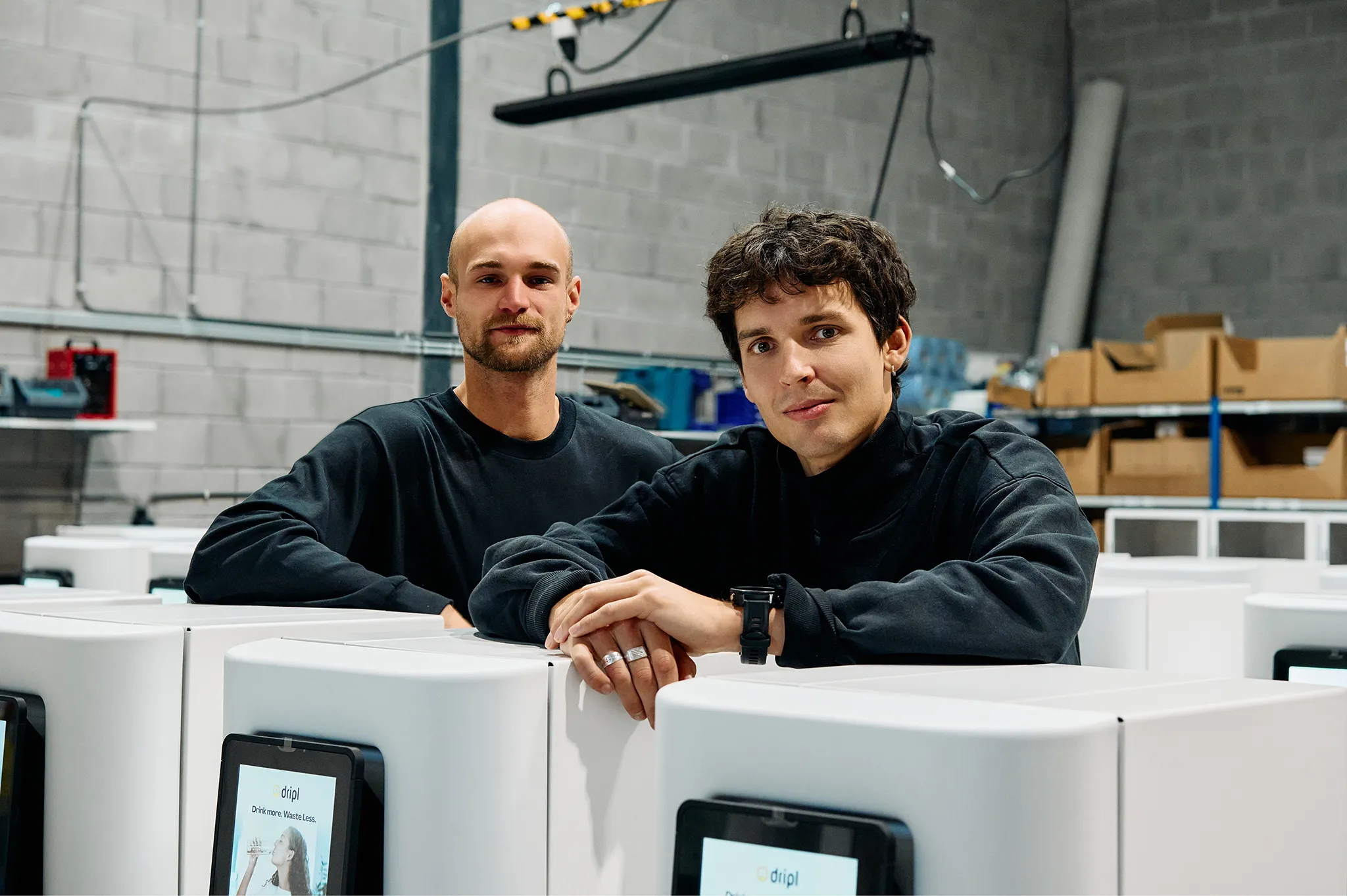 Foto van Founders Dripl Lucas en Colin