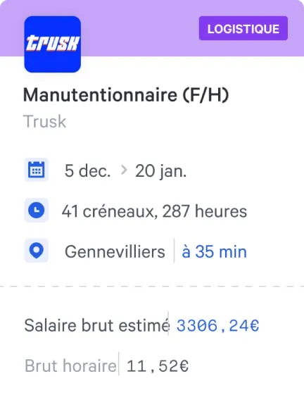 carte manutention mission