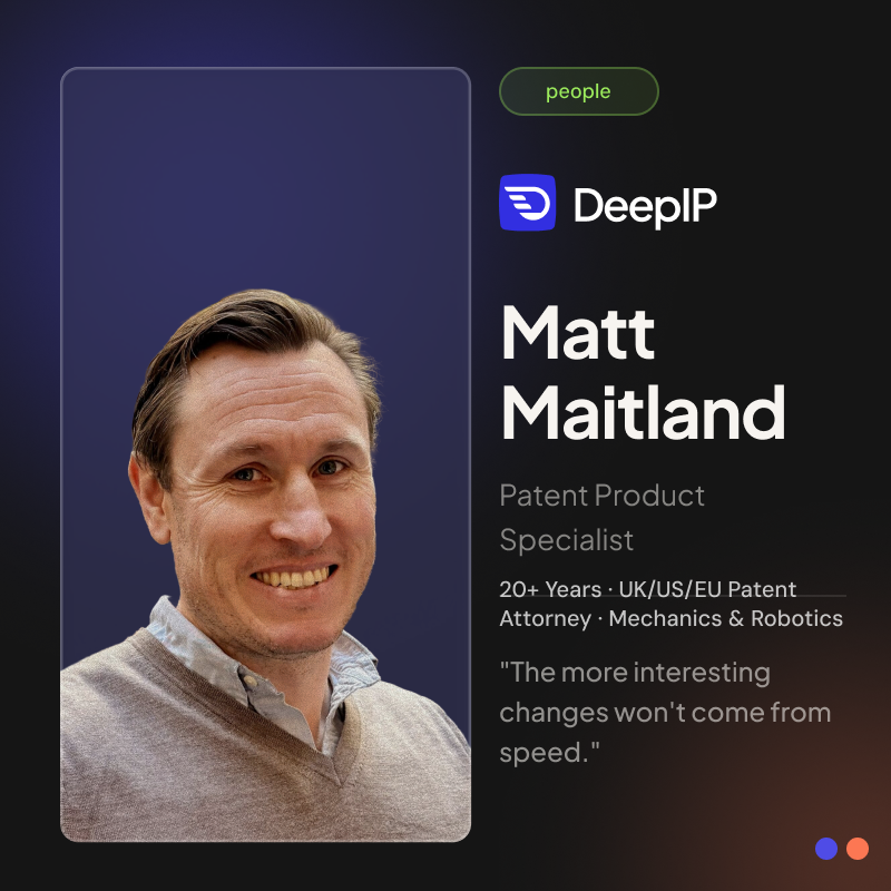 Matt Maitland — Patent Product Specialist