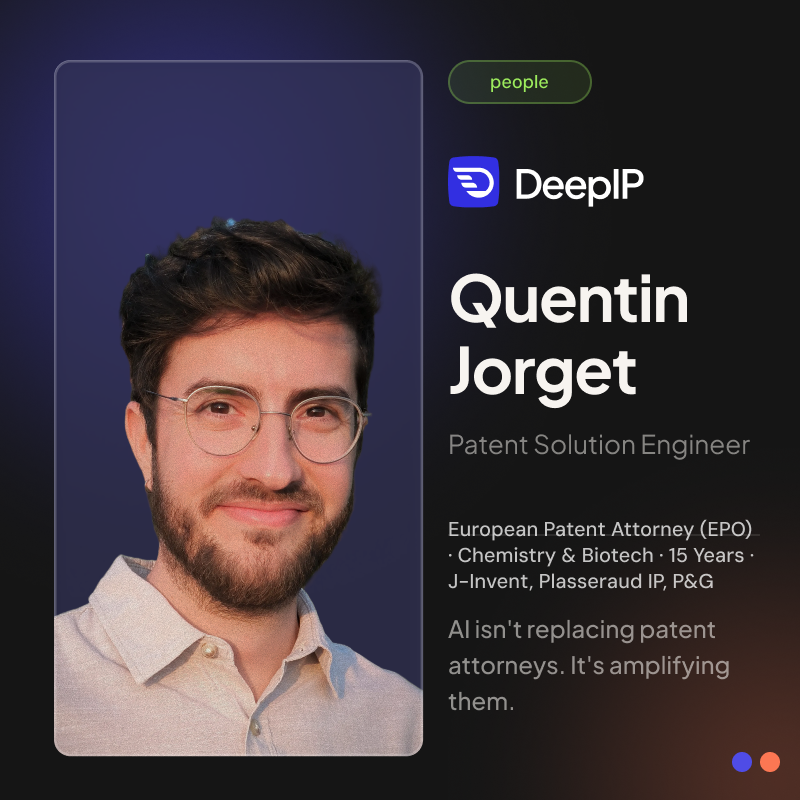 Quentin Jorget - Patent Solution Engineer 