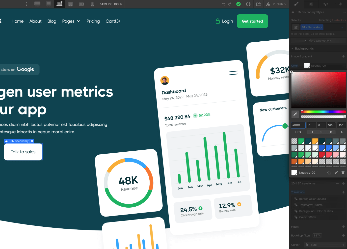 Colors - Webtech X Webflow Template