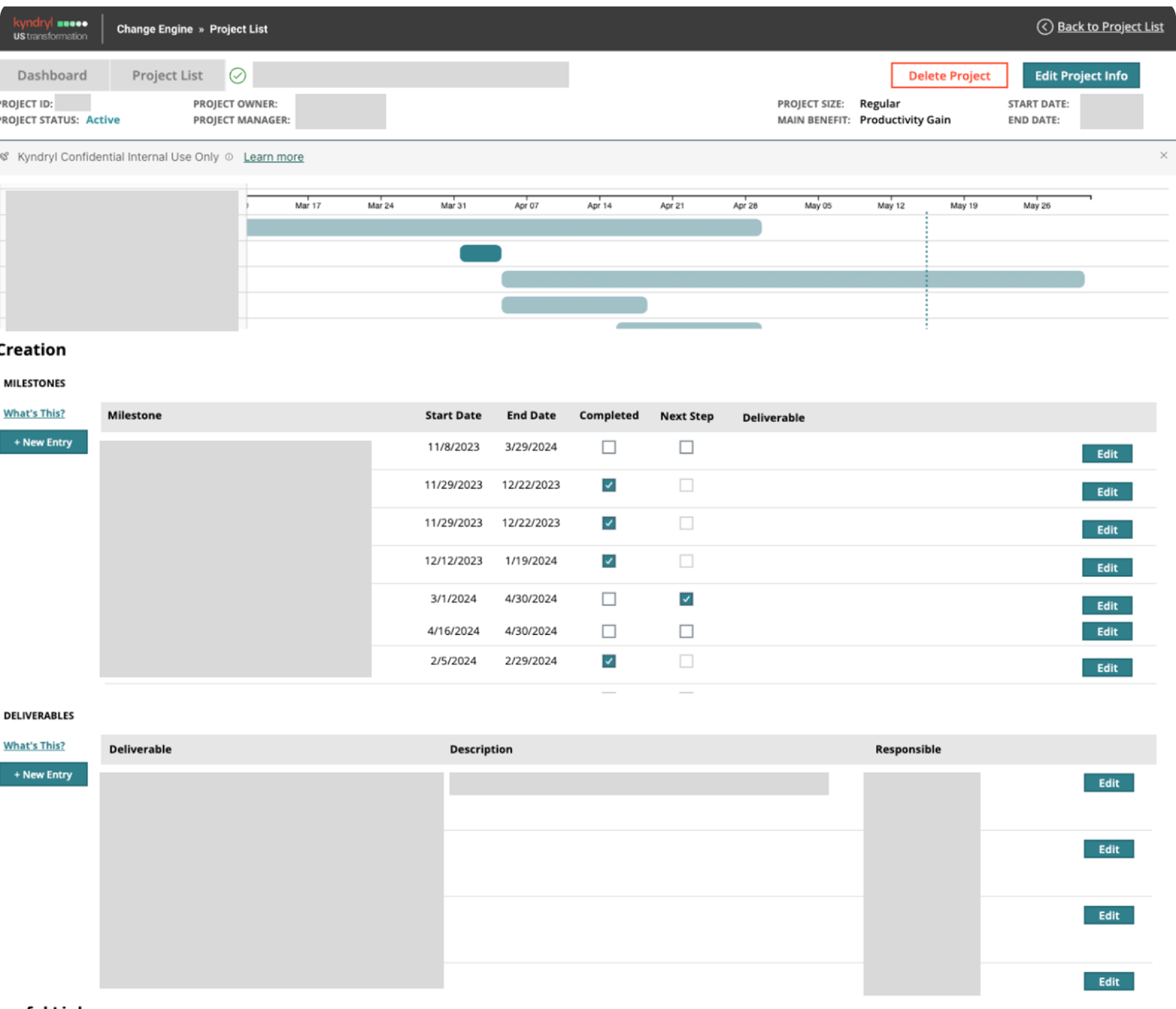"Before" screen of Change Engine.  Color scheme does not match brand guidelines and website content is cluttered and unclear..