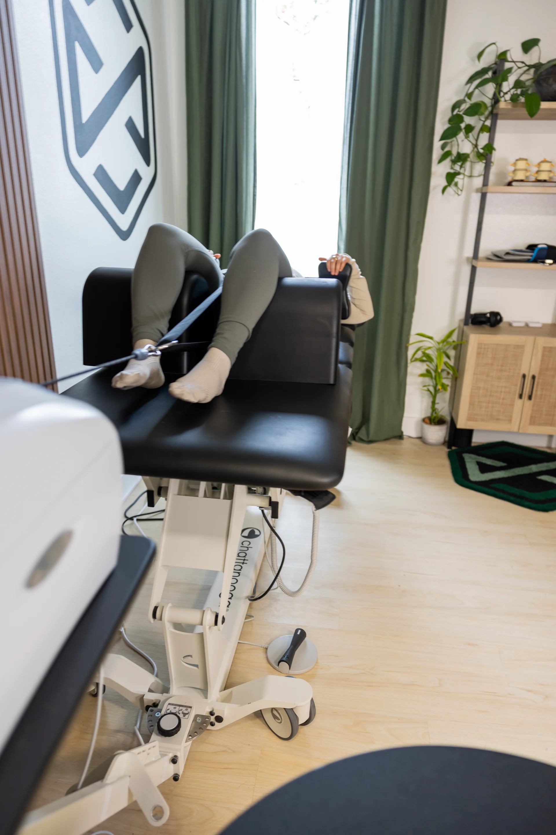 Triton DTS spinal decompression table at Limitless Chiropractic Austin