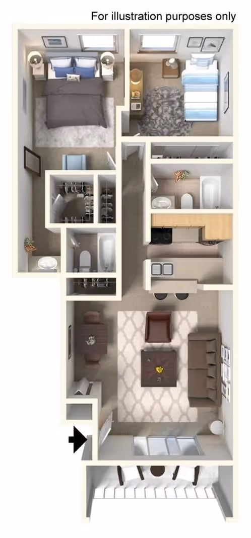 floor plan layout C1